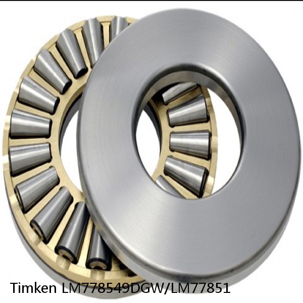 LM778549DGW/LM77851 Timken Thrust Spherical Roller Bearing #1 small image