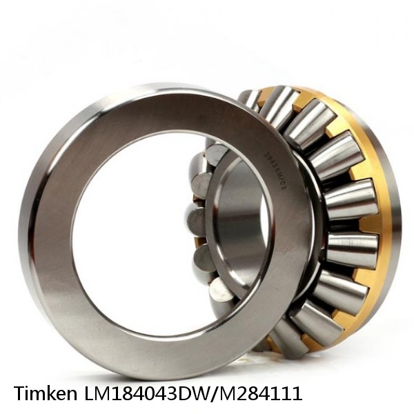 LM184043DW/M284111 Timken Thrust Tapered Roller Bearing #1 small image
