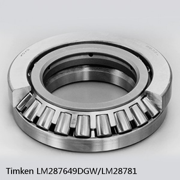 LM287649DGW/LM28781 Timken Thrust Tapered Roller Bearing #1 small image