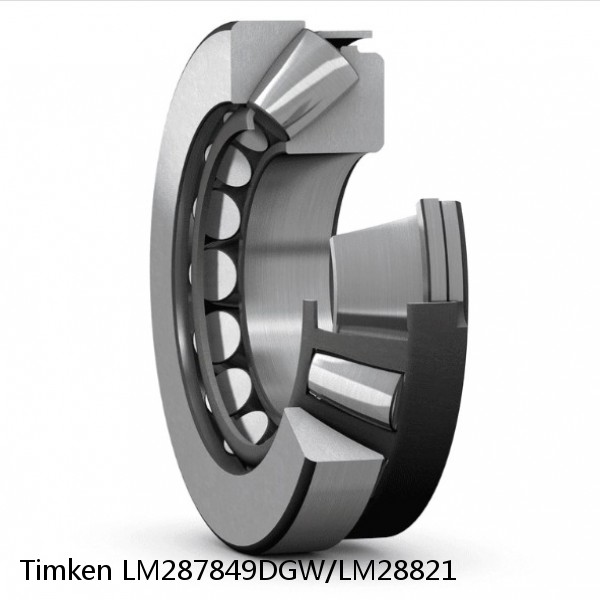 LM287849DGW/LM28821 Timken Thrust Tapered Roller Bearing #1 small image