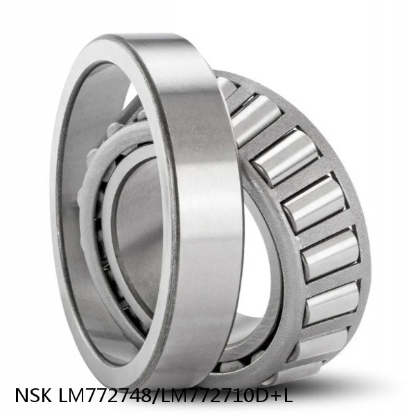 LM772748/LM772710D+L NSK Tapered roller bearing #1 small image