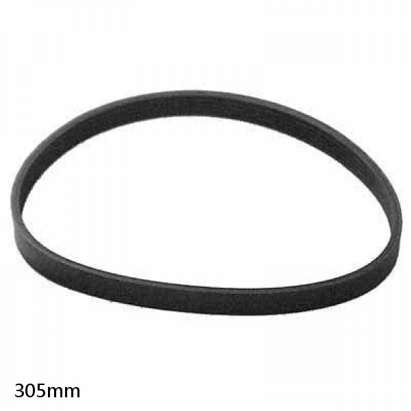 high quality industrial length 305mm seamless grooved red rubber coating flat belt paged machine belt #1 small image