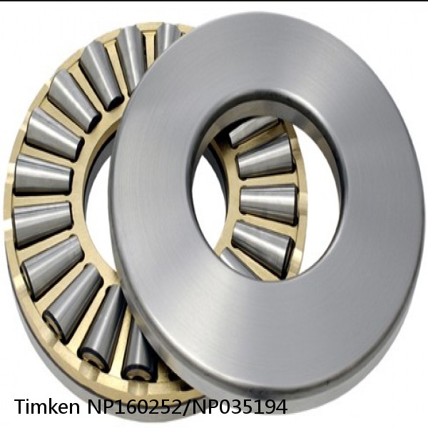 NP160252/NP035194 Timken Thrust Tapered Roller Bearing #1 image