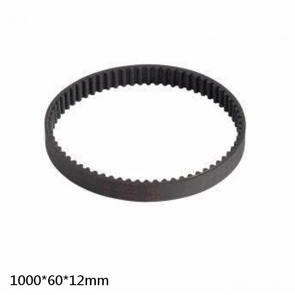 Traction Machine 1000*60*12mm Flat Drive Belt with Green Rubber Coating #1 image